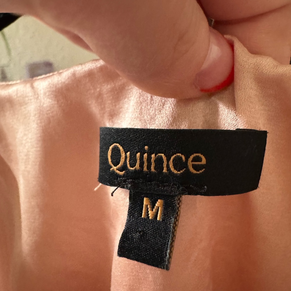 Quince Blush Satin Top - Picture 4 of 4